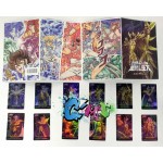 Saint Seiya - 30th Anniversary Commemorative 12 Gold Flash Card / 12 Gold Postcard 